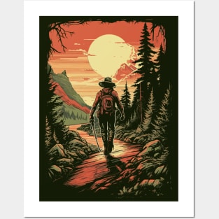 Trailblaze Your Way Through Nature - Hiking and Camping Posters and Art